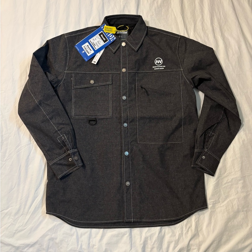 Men’s dark gray NANDN snow ski/snowboard jacket